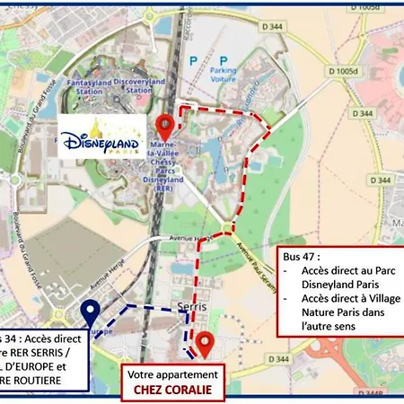 Appt 8 P, Parking, Disney Direct, Vallee Village Serris Esterno foto