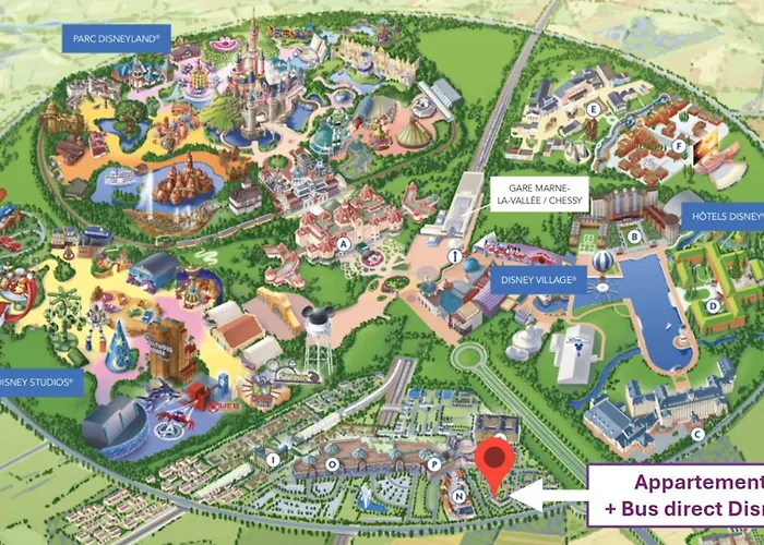 Appt 8 P, Parking, Disney Direct, Vallee Village